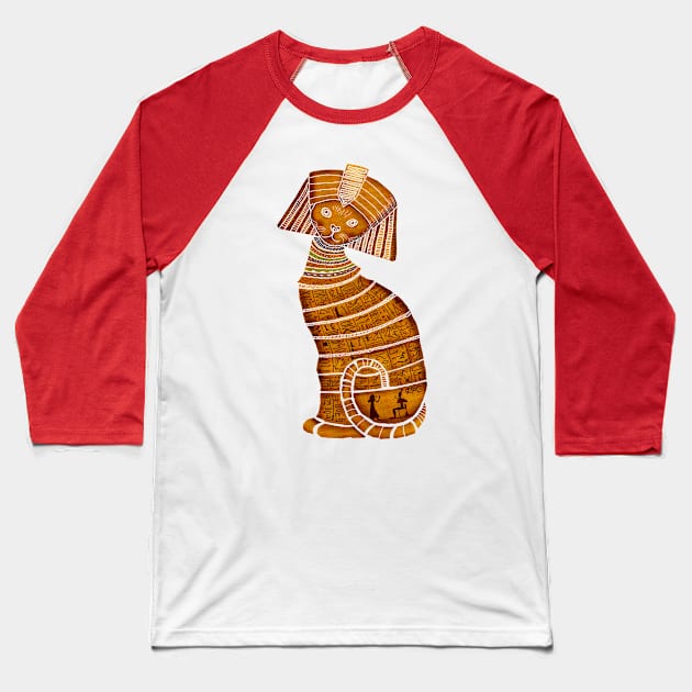 Sphinx cat Baseball T-Shirt by Tummeow